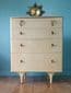 Mid century painted chest of drawers - SOLD